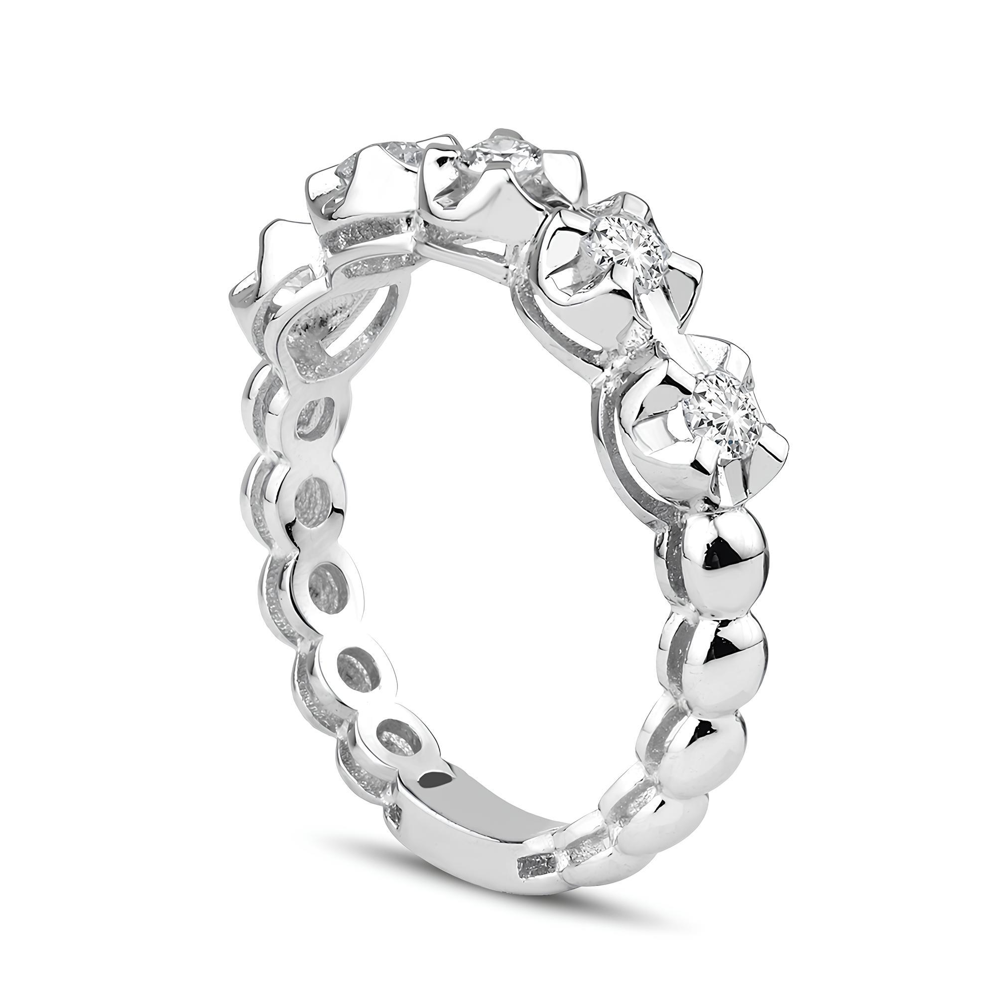 0.38 Karat Pırlanta Yarımtur Yüzük