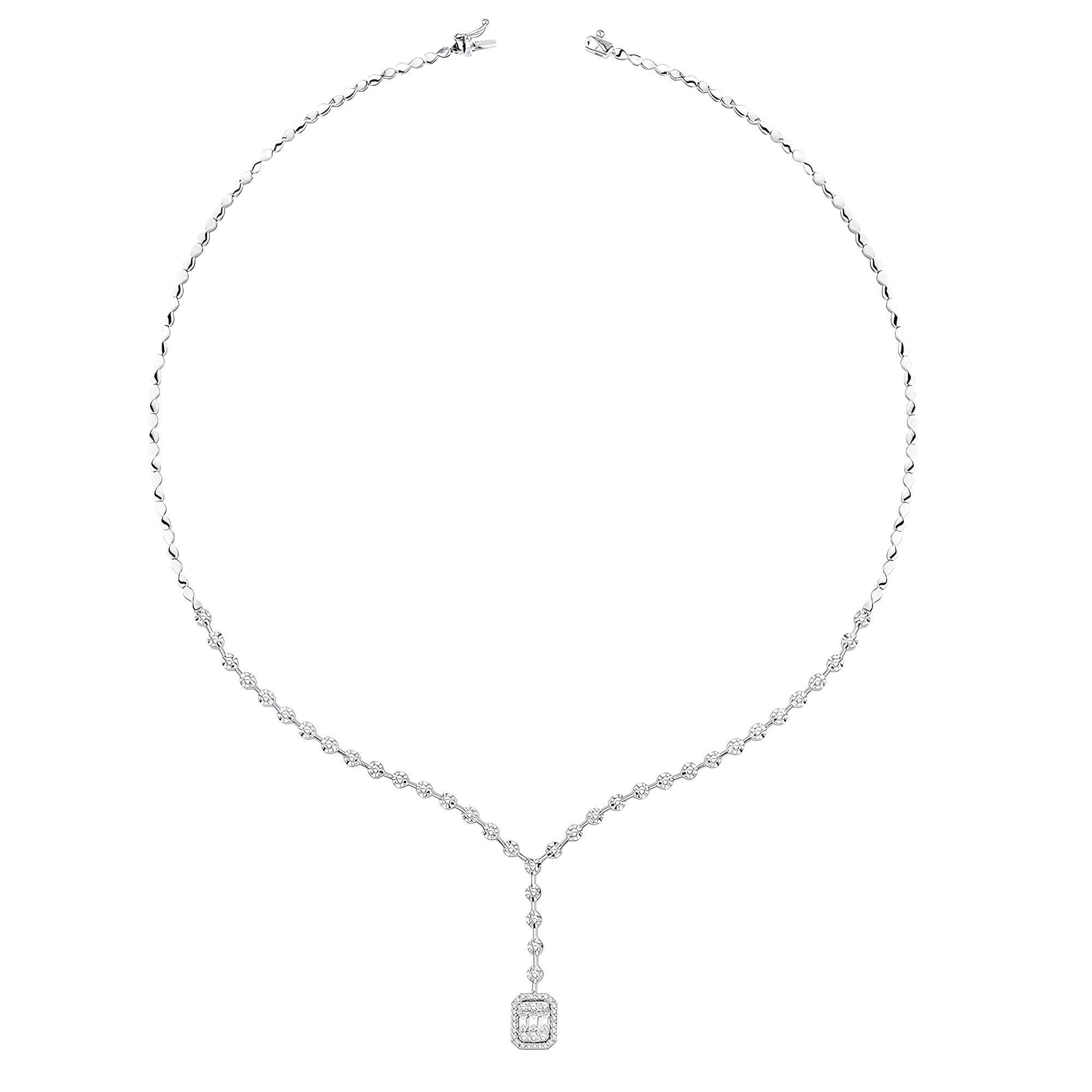 0.87 Karat Pırlanta Baget Gerdanlık