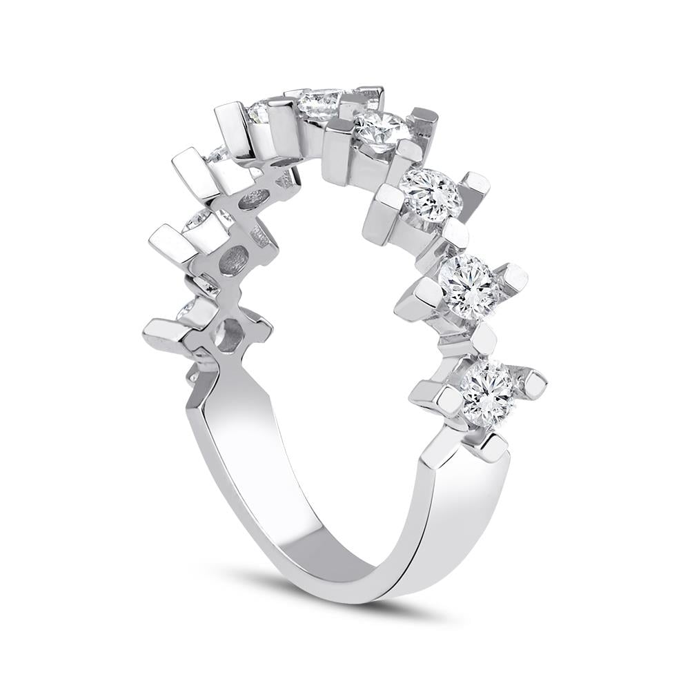 0.60 Karat Pırlanta Yarımtur Yüzük