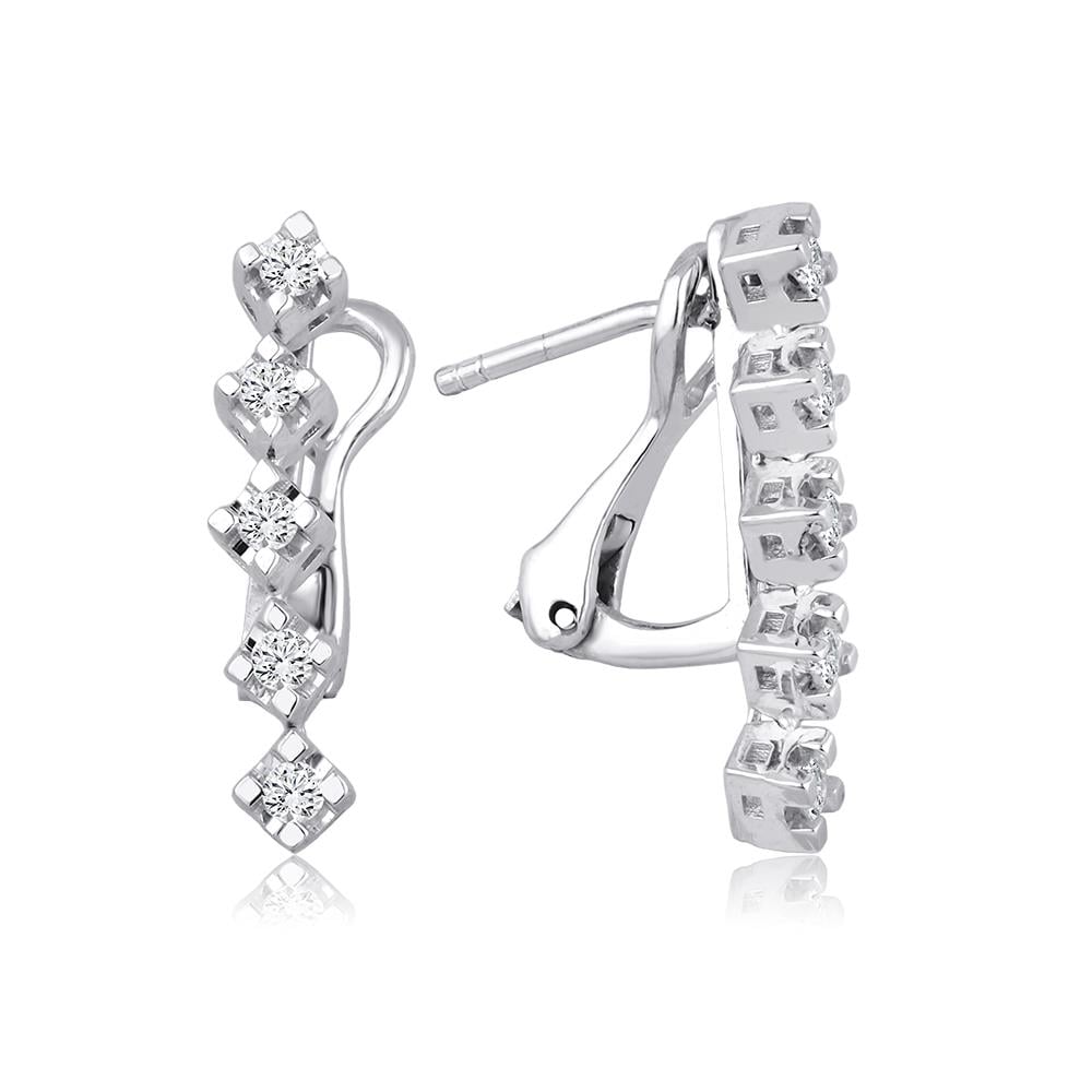 0,57 Karat Pırlanta Küpe