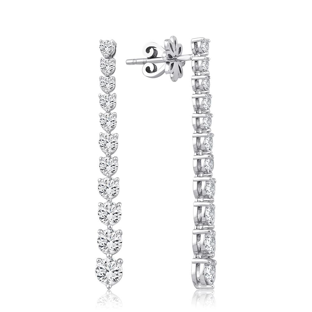 1.98 Karat Pırlanta Tasarım Küpe