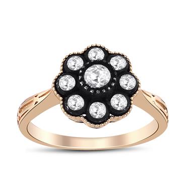 0.28 Karat Elmas Gül Yüzük