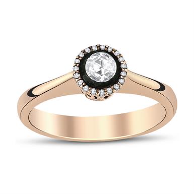 0.19 Karat Elmas Tektas Yüzük