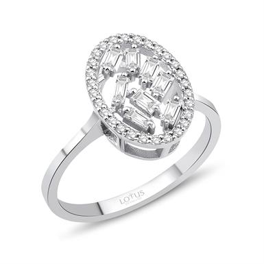 0.42 Karat Pırlanta Bagetli Yüzük