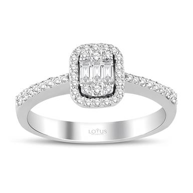 0.36 Karat Pırlanta Baget Yüzük