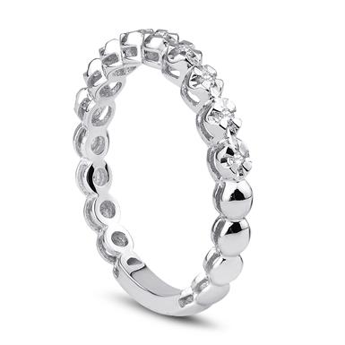 0.10 Karat Pırlanta Yarımtur Yüzük