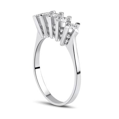 0.20 Karat Pırlanta Beştaş Yüzük