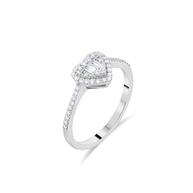 0.24 Karat Pırlanta Tasarım Yüzük Sevgililer Günü Özel