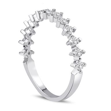 0.40 Karat Pırlanta Yarımtur Yüzük