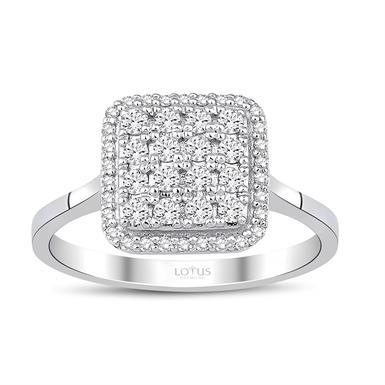 0.34 Karat Pırlanta Bagetli Yüzük