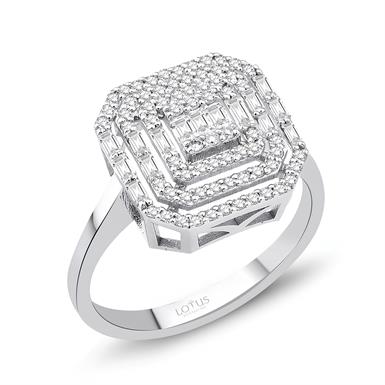 0.51 Karat Pırlanta Bagetli Yüzük