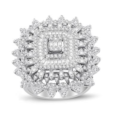 1.76 Karat Pırlanta Baget Yüzük