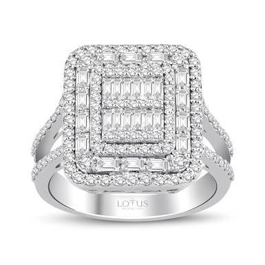 1.27 Karat Pırlanta Baget Yüzük