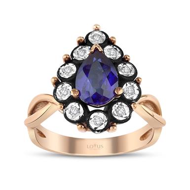 1.67 Karat Elmas Safir Yüzük