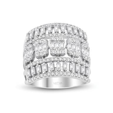 1.92 Karat Pırlanta Baget Yüzük