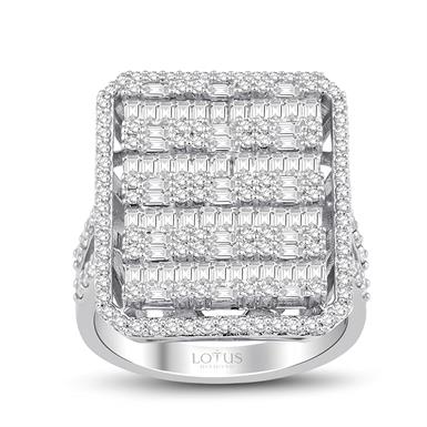 1.61 Karat Pırlanta Baget Yüzük