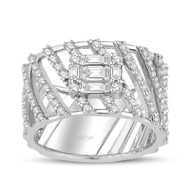 1.04 Karat Pırlanta Baget Yüzük