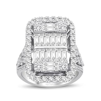 2.59 Karat Pırlanta Baget Yüzük