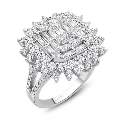 2.55 Karat Pırlanta Baget Yüzük