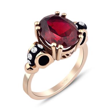 4.75 Karat Elmas Yakut  Yüzük