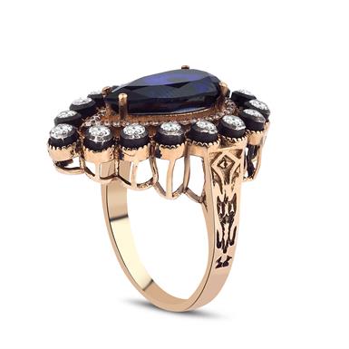 4.77 Karat Elmas Safir Yüzük