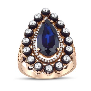 4.77 Karat Elmas Safir Yüzük