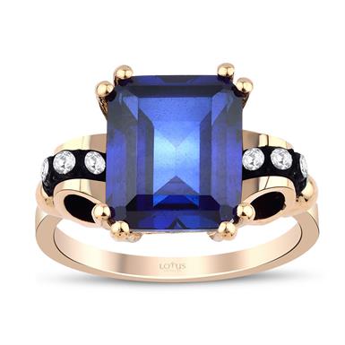 5.97 Karat Elmas Safir Yüzük