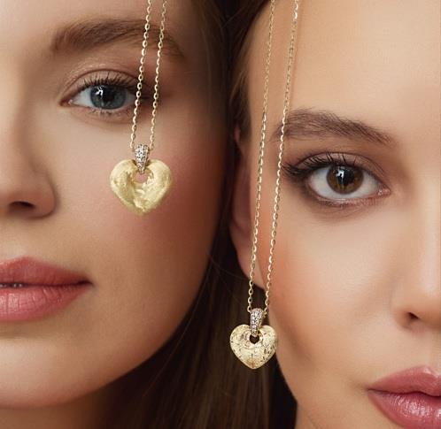 ALTIN KALP KOLYE (Orta Boy)