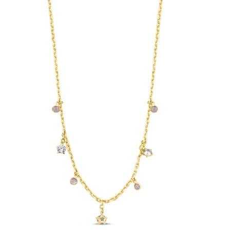 ALTIN TAŞLI TASARIM KOLYE