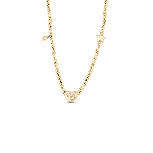 ALTIN KALP FİGÜRLÜ TASARIM KOLYE