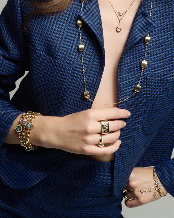 ALTIN KALP FİGÜRLÜ TASARIM KOLYE