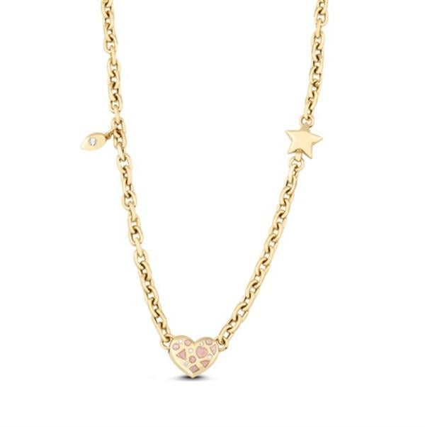 ALTIN KALP FİGÜRLÜ TASARIM KOLYE