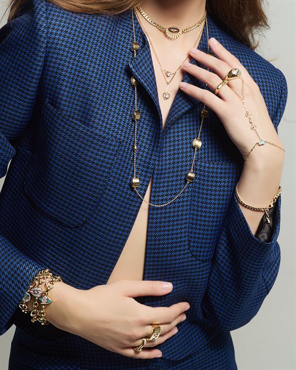 ALTIN KALP FİGÜRLÜ TASARIM KOLYE