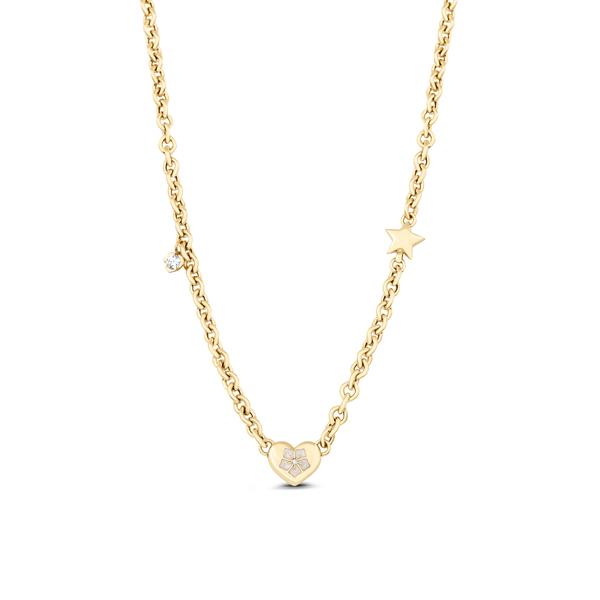 ALTIN KALP FİGÜRLÜ TASARIM KOLYE