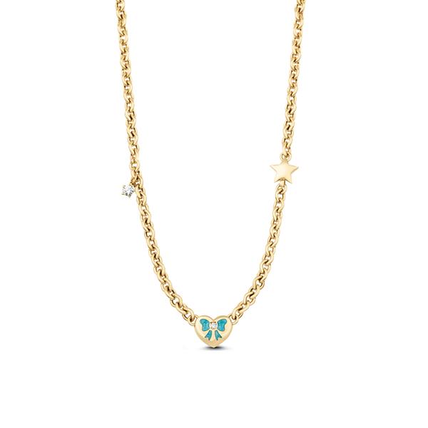 ALTIN KALP FİGÜRLÜ TASARIM KOLYE