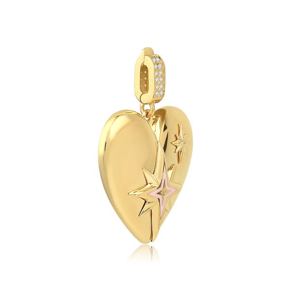 ALTIN KALP KOLYE UCU CHARM