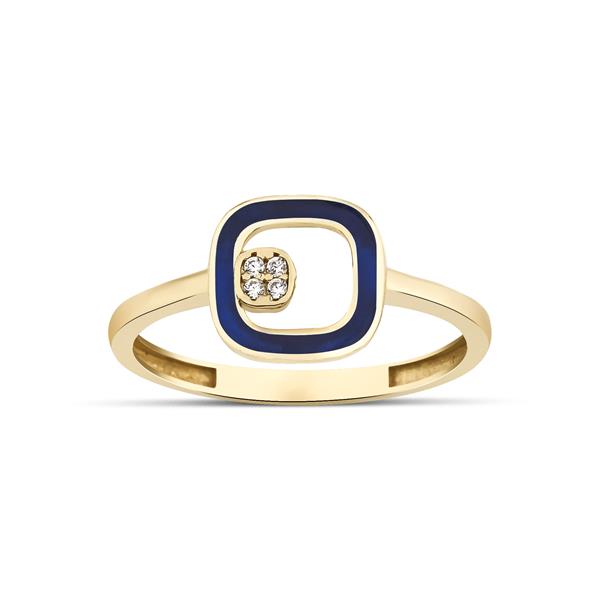 ALTIN MİNELİ TASARIM YÜZÜK