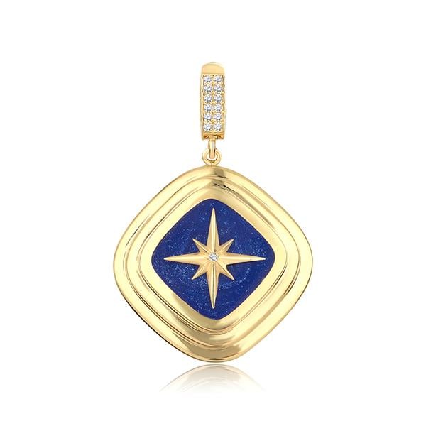 ALTIN TASARIM KOLYE UCU CHARM