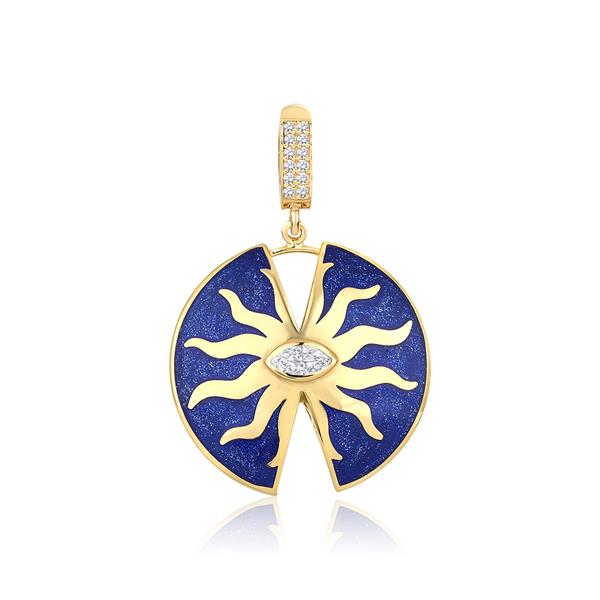 ALTIN TASARIM KOLYE UCU CHARM