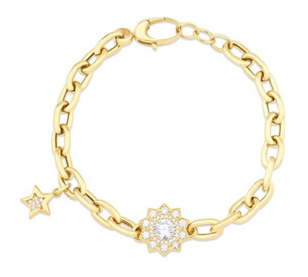 ALTIN TAŞLI TASARIM BİLEKLİK