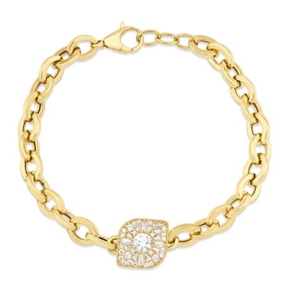 ALTIN TAŞLI TASARIM BİLEKLİK