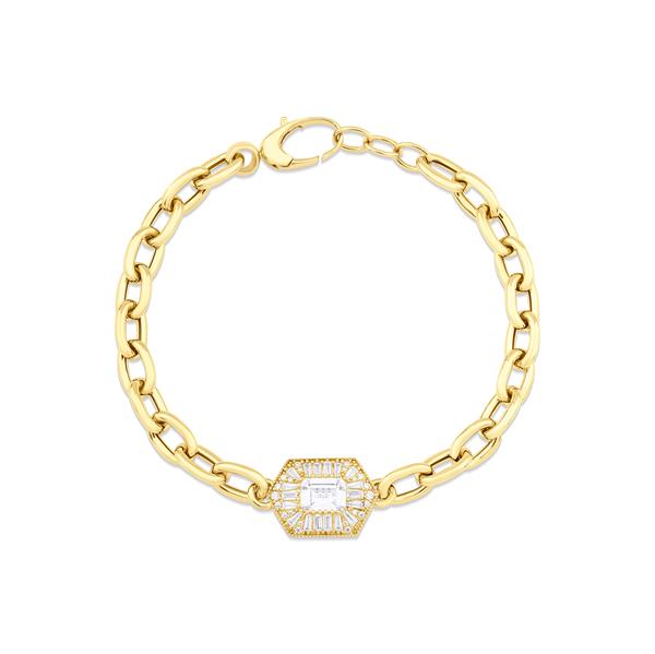 ALTIN TAŞLI TASARIM BİLEKLİK