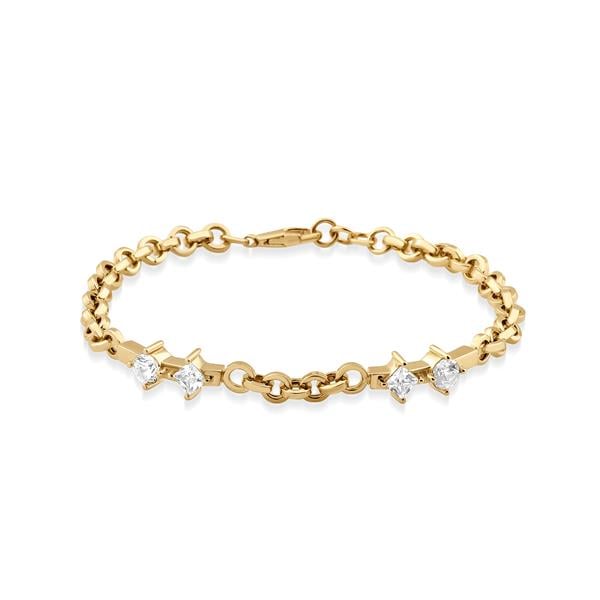 ALTIN TAŞLI TASARIM BİLEKLİK