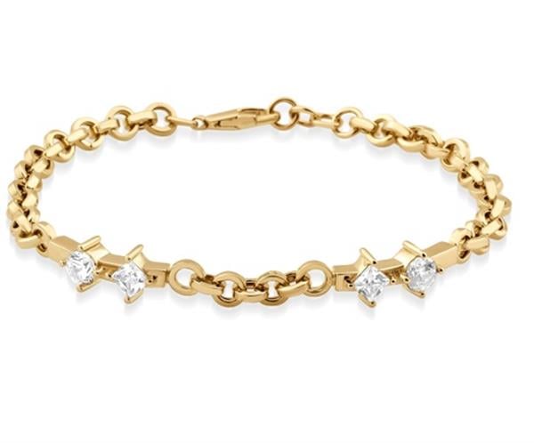 ALTIN TAŞLI TASARIM BİLEKLİK