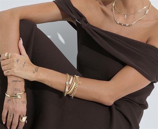 ALTIN TAŞLI TASARIM BİLEKLİK