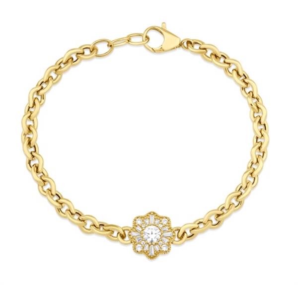 ALTIN TAŞLI TASARIM BİLEKLİK