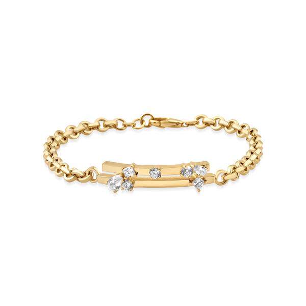 ALTIN TAŞLI TASARIM BİLEKLİK