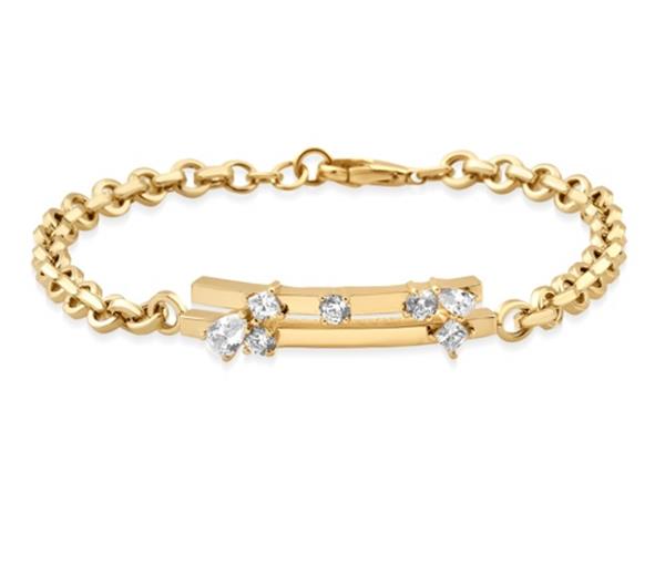 ALTIN TAŞLI TASARIM BİLEKLİK