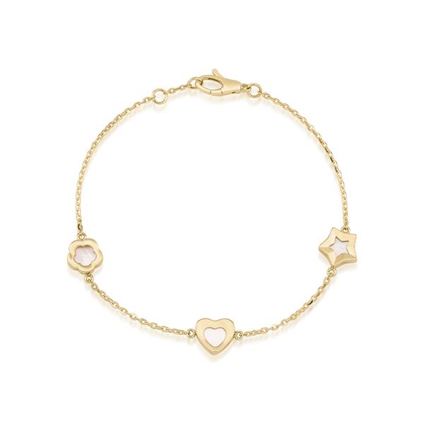 ALTIN TAŞLI TASARIM BİLEKLİK