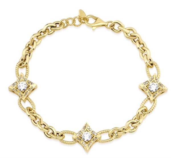 ALTIN TAŞLI TASARIM BİLEKLİK